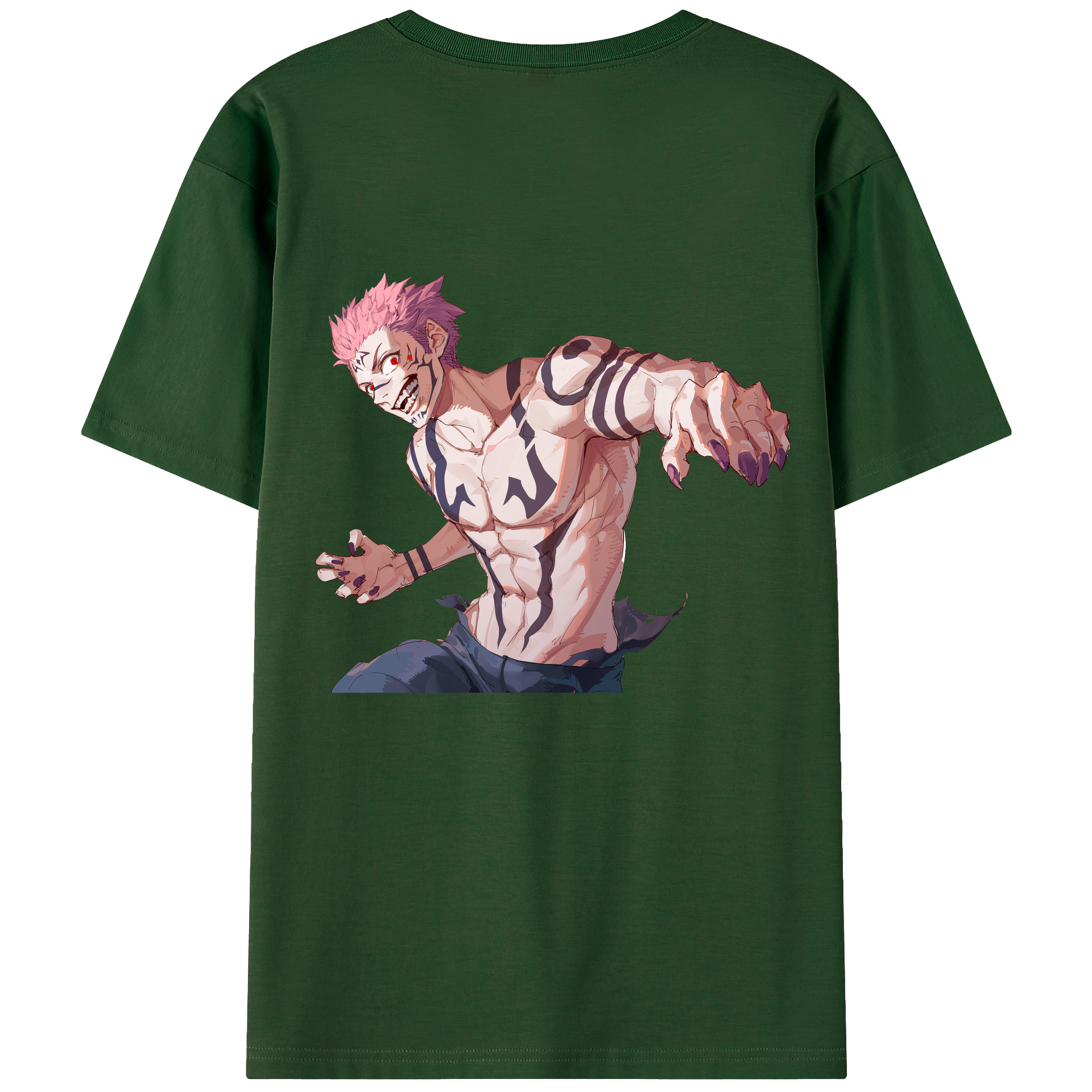 （画像用） 呪術廻戦 Jujutsu Kaisen 綿100％半袖Tシャツ（背面プリント）